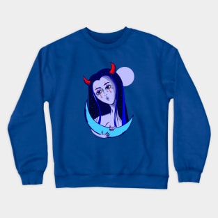 Moon Lady Crewneck Sweatshirt